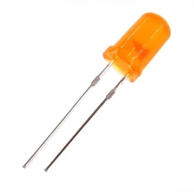 5mm LED Bulb Orange light Short Legs (1PCS)