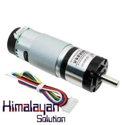 36-555 High Torque DC Planetary Gear Motor with Encoder 24V 222 RPM
