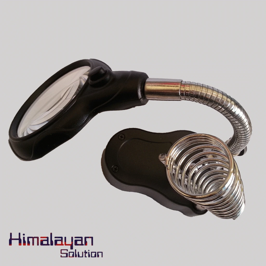 Helping Hand Magnfier LED Light with Soldering Stand