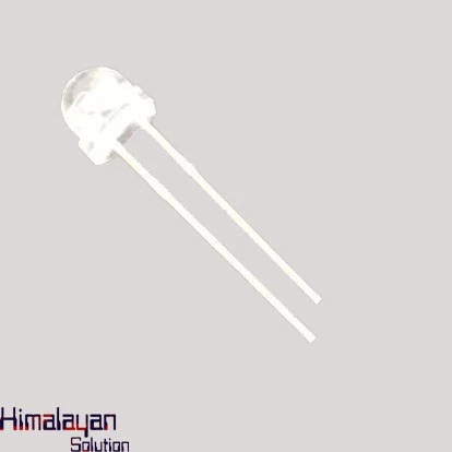 5mm Led White To Red Round