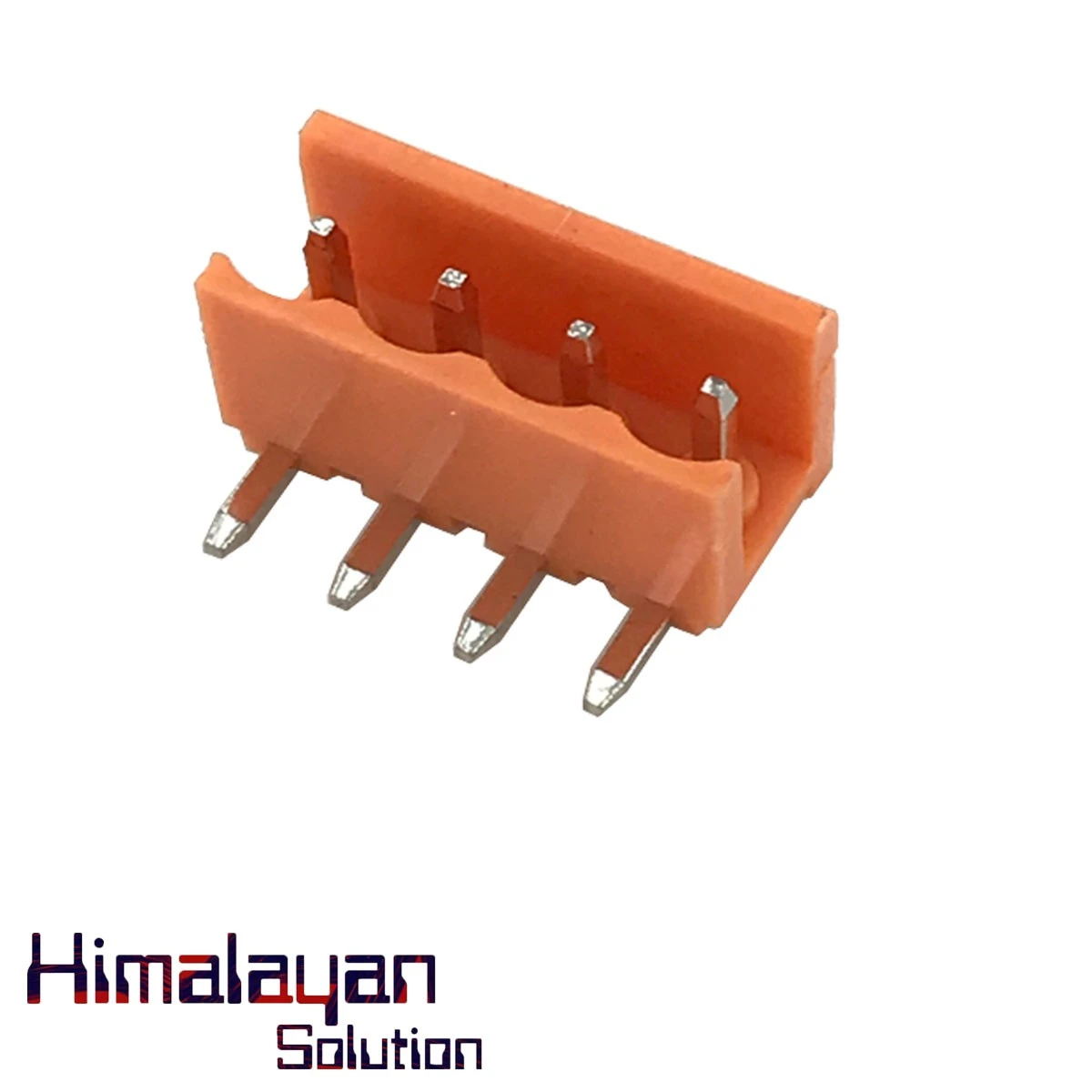 4pin Right Angle Female Connector Orange