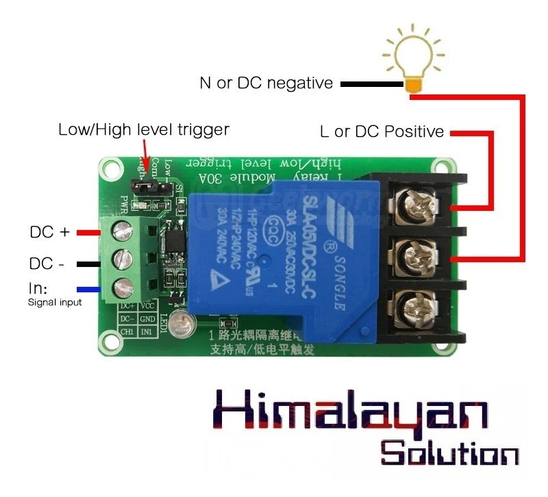 Single Channel Relay 5V-30A