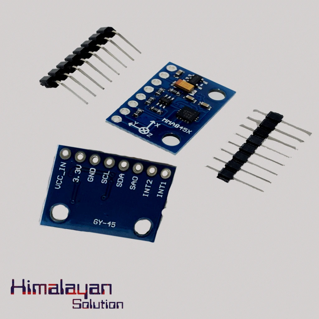 GY-45  (MMA845x) Accelerometer Tilt Module