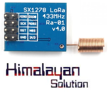 Ai-Thinker Ra-01, LoRa Module, RF Wireless Transceiver based on SX1278, 10KM Ultra Long Range for IOT(With Attached Anteena)