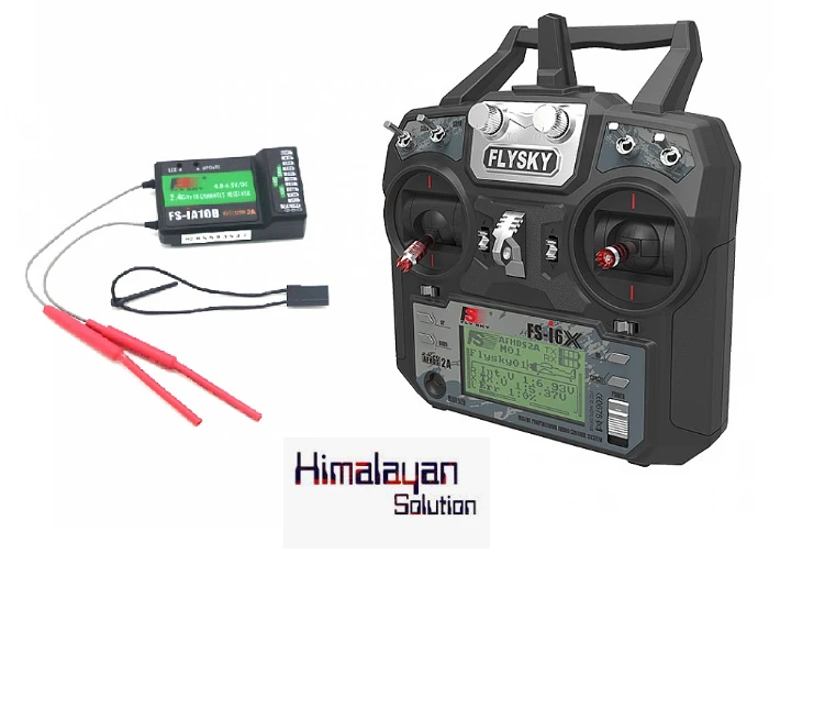 Flysky FS-i6X 2.4GHz 10CH AFHDS 2A RC Transmitter With FS-iA10B 2.4GHz 10CH Receiver