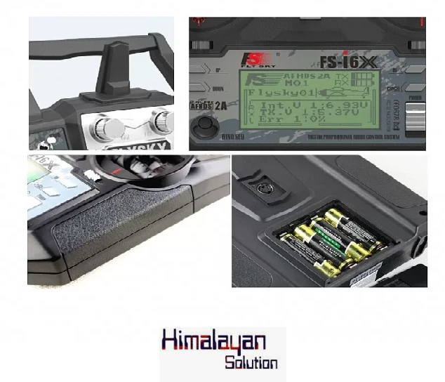 Flysky FS-i6X 2.4GHz 10CH AFHDS 2A RC Transmitter With FS-iA10B 2.4GHz 10CH Receiver