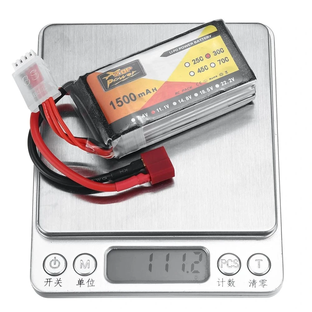 ZOP Power 11.1V 1500mAh 30C 3S LiPo Battery