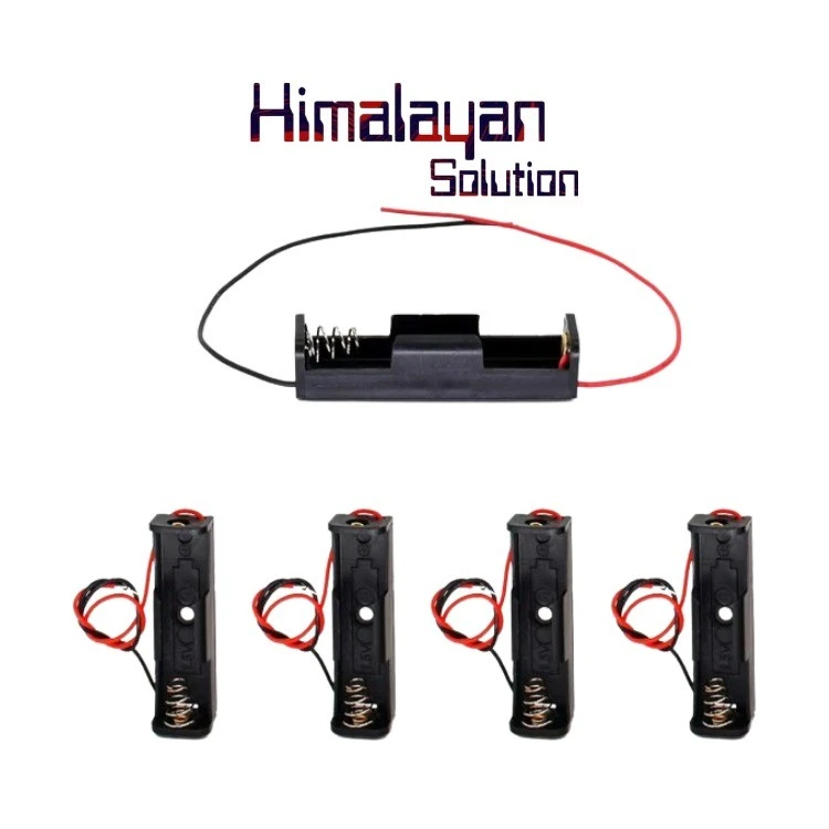 Single 1 AA Battery Holder, 1 X 1.5V AA Battery Holder