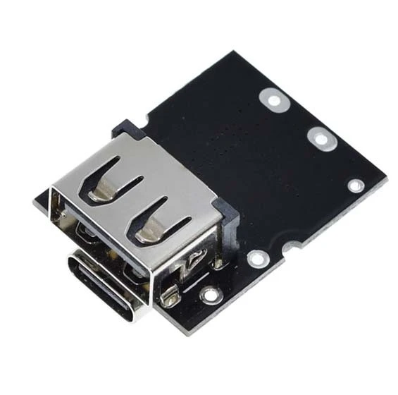 Type-C USB 5V 2A Boost Converter Step-Up Power Module Lithium Battery Charging Protection Board