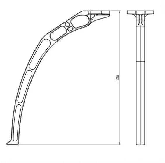 High Landing Gear for SK480 F450 F550 S500 Multicopter Frame