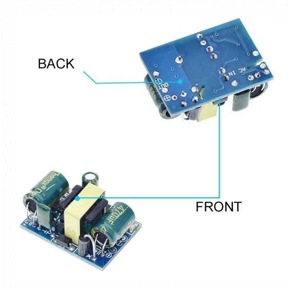 AC-DC 12V/450mA (5.4W) Buck Converter AC 220V to 12V DC step down Transformer power supply module Isolation Switching Power Supply Module