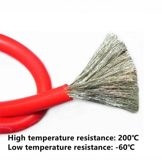 High Temperature Resistant Silicone Wire Cable 12 AWG Cable for RC Aircraft Drone Lipo Battery (1 Meter)