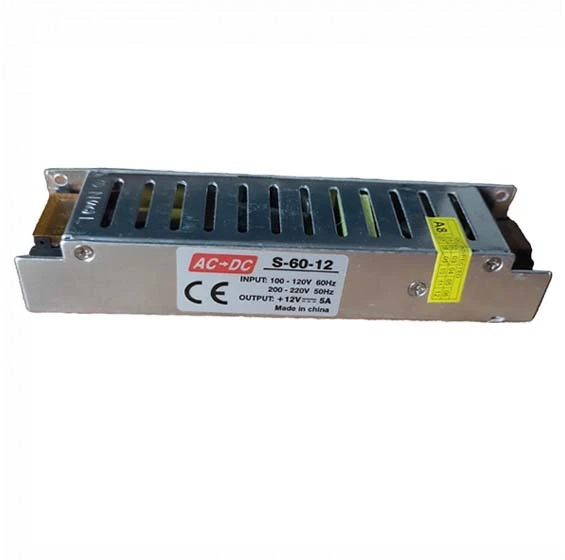 12V 5A DC 60W Switch Mode Power Supply SMPS Single Group