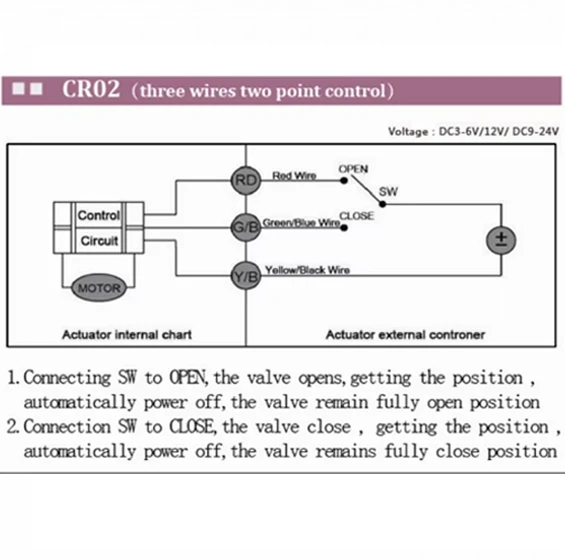 CWX-15 Motorized Brass Ball Valve DN15 CR02 DC12V 3-Line 2-Control Electric Valve for Water Treatment/Leakage