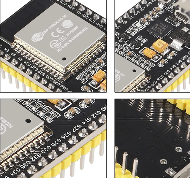ESP32 WROOM WiFi and Bluetooth Development Board USB Type-C
