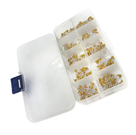 300Pcs Monolithic Ceramic Capacitor Set (10pF-100nF)
