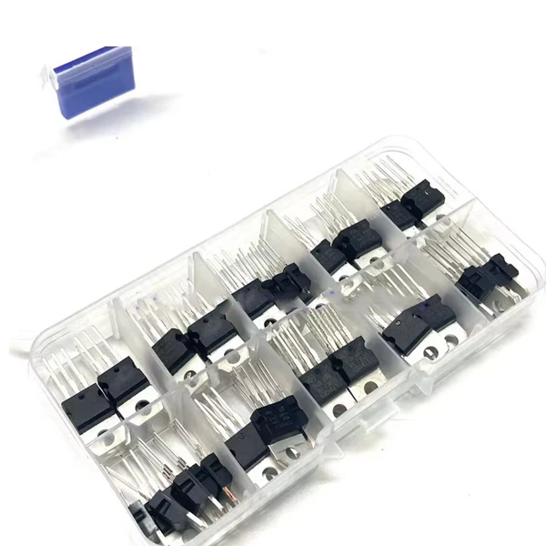 60PCS Triode Voltage Regulator TO-220 Box 10 Kinds