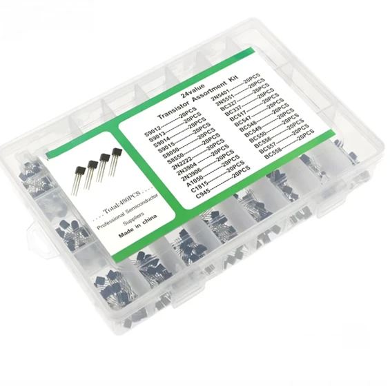 24Value 480PCS Transistor Assortment Kit