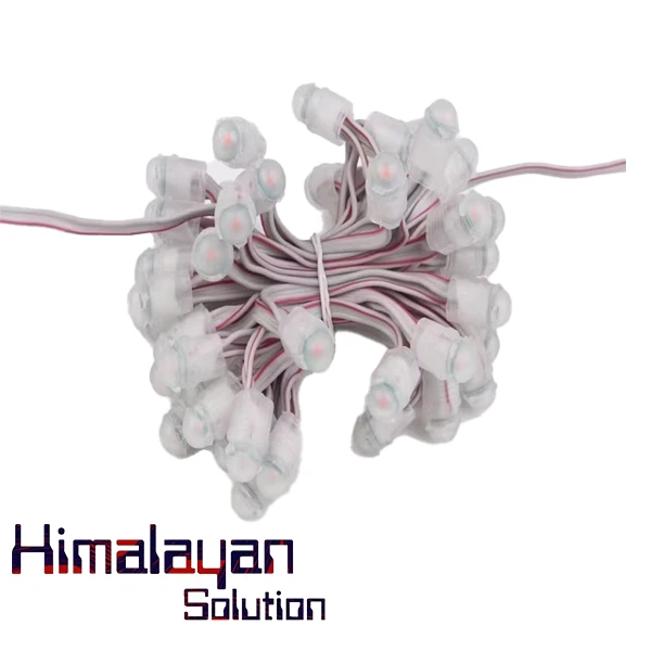 50pcs/Set DC12V 12MM LED white