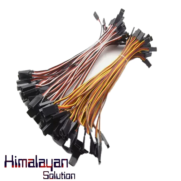 JR FUTABA  Servo Extension Cable 30 core 60cm (brown, red and orange)