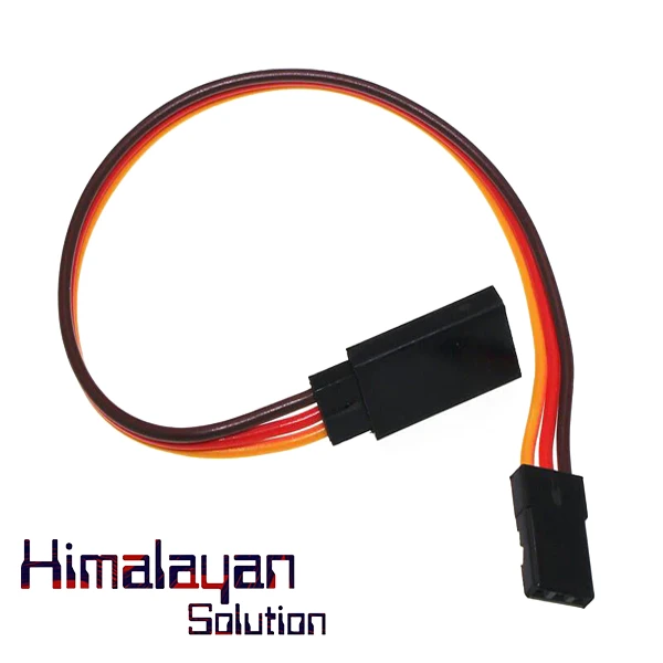 JR FUTABA  Servo Extension Cable 30 core 60cm (brown, red and orange)