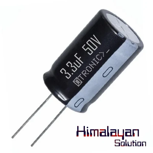 3.3µF 50V Electrolytic Capacitor