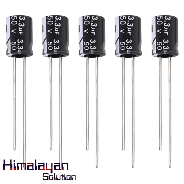 3.3µF 50V Electrolytic Capacitor