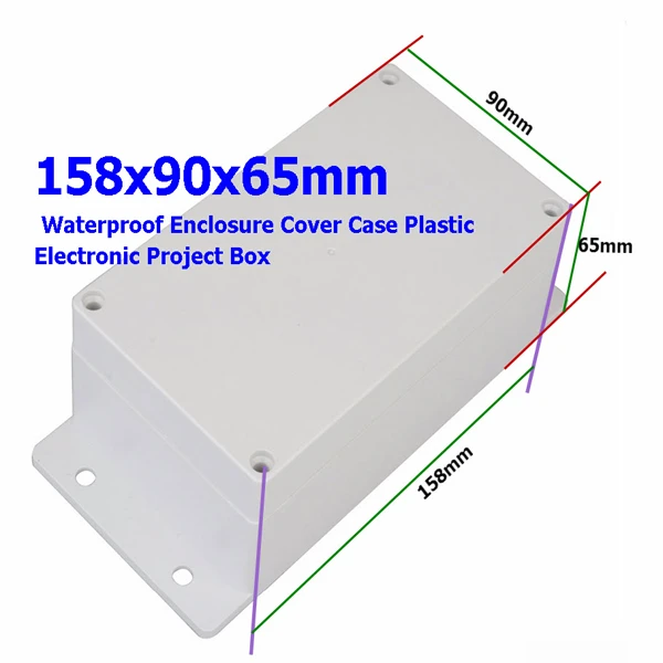 Plastic Waterproof box (158* 90* 65) with ears