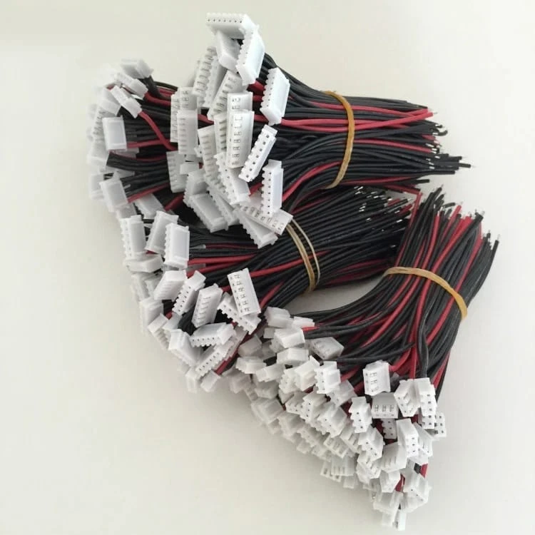 Pin)JST XH Connector 2S liPo Battery Balance Charger Plug Cable 10cm 22AWG Silicone Wire ( 8pin)