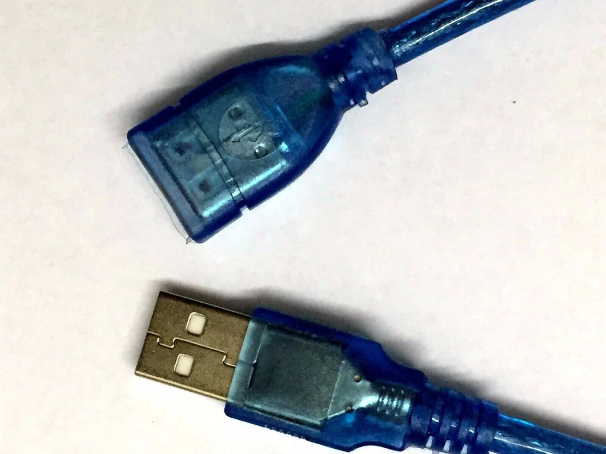 USB 2.0 Type A Female to Male AF-AM Extension Cable