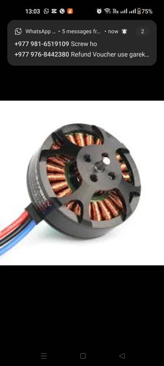 Sunsky 690 kv Brushes motor for  Multirobot/ Drone