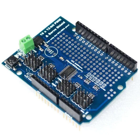 16-Channel 12-bit PWM/Servo Driver Shield for Arduino