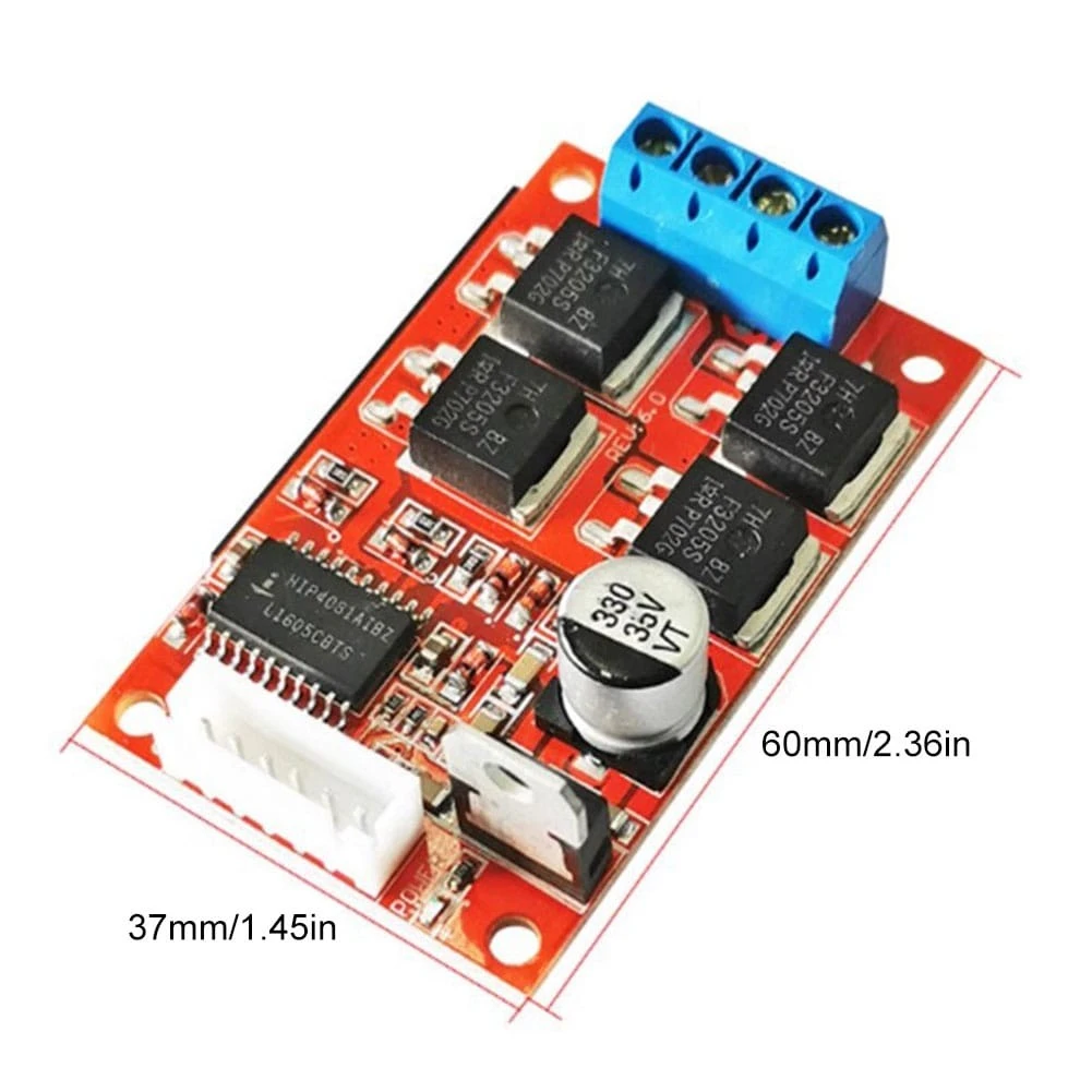 DC Motor Driver 450W – High Power Dual PWM Input Control Board (DC 12–36V