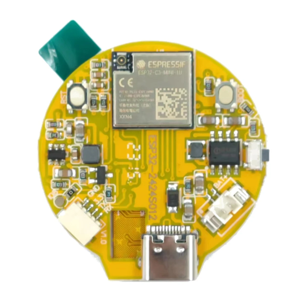 1.28 inch ESP32-C3 IPS Round Display ESP32-2424S012C-I Capacitive Touchscreen 240x240 TFT LCD Module ESP32-C3 Development Board for Arduino IDE