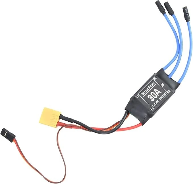 Brushless ESC, 30A 2S-6S, XT60 Plug, Electronic Speep controller