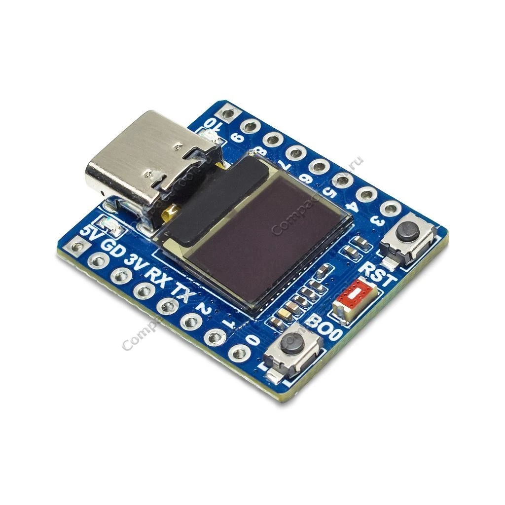 MINI ESP32-C3 Development Board with 0.42 Inch OLED Display