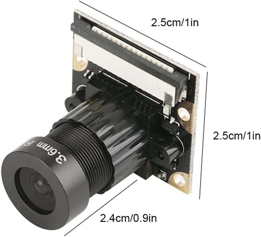 OV5647 Camera Module, 1pc 5MP Night Vision Camera Board 72° for Raspberry 5 MGP with Night for Pi B 3/2 - 72° Ang
