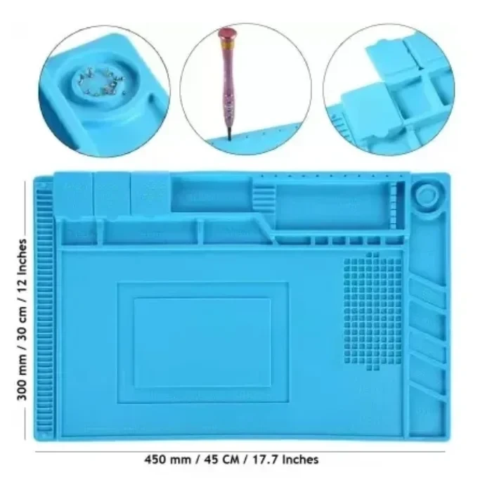 Heat Insulation Working Mat Heat-Resistant Soldering Station Repair Insulation Pad Insulator Pad Maintenance Platform